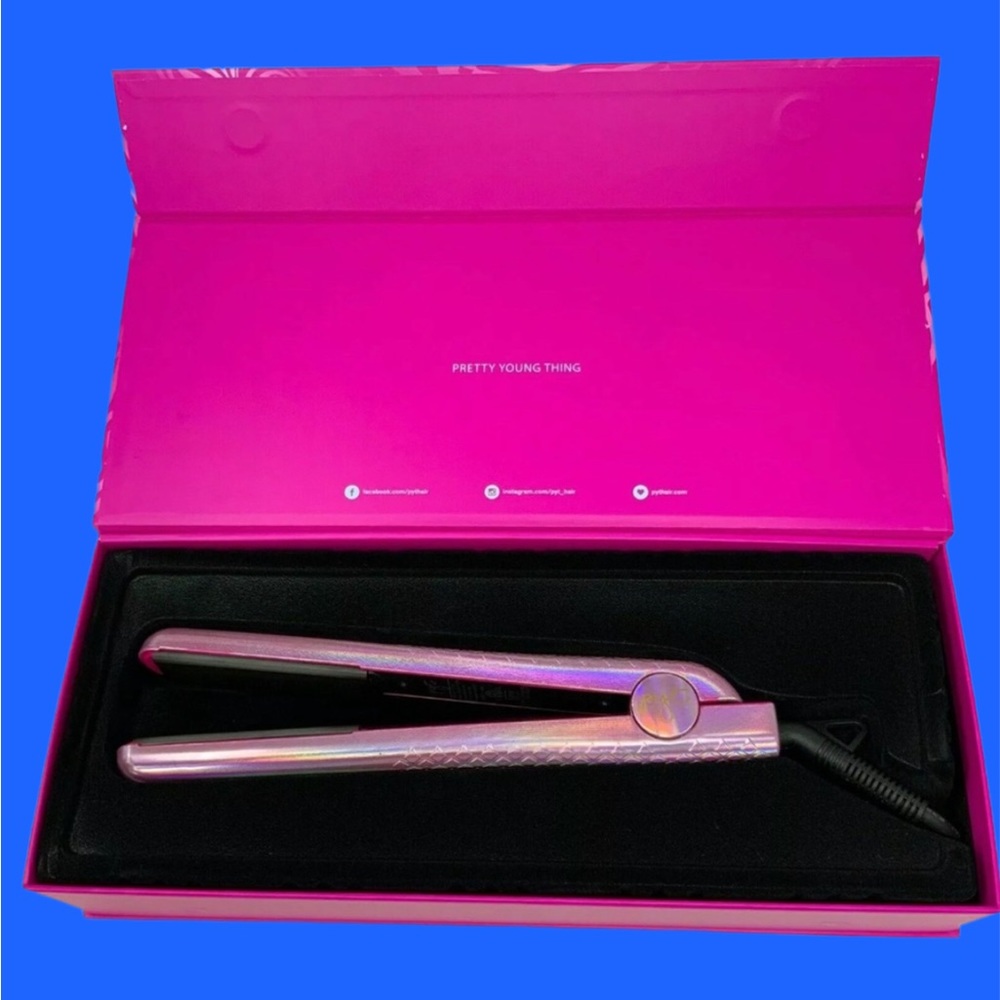 PYT Pretty Young Thing Ceramic Styling Tool Princess Never Primp Less Pink 1.25